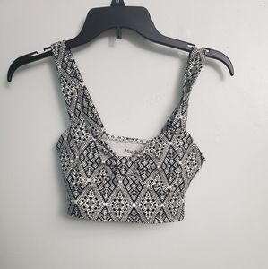 Mudd patterned crop top